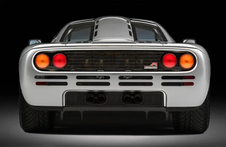 Grey McLaren F1 rear